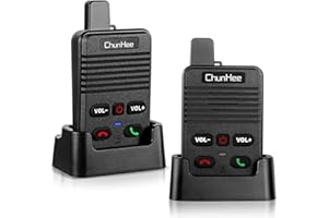 CHUNHEE Intercoms Wireless for Home Full Duplex Hands Free Talk Wireless Intercom System with One-Touch Room to Room for Yard Garage or Basement House Intercom for Elderly