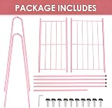Youyijia Pink Clothes Rail 60x151cm Heavy Duty Garment Rack with Shelves view 5