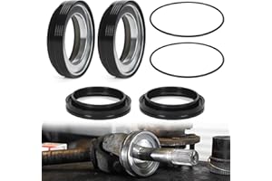 Atesilor Front Axle Vacuum Knuckle & Tube Seal Kit Compatible with Ford 1998-2004 Super Duty F250 F350 F450 F550 Excursion wi