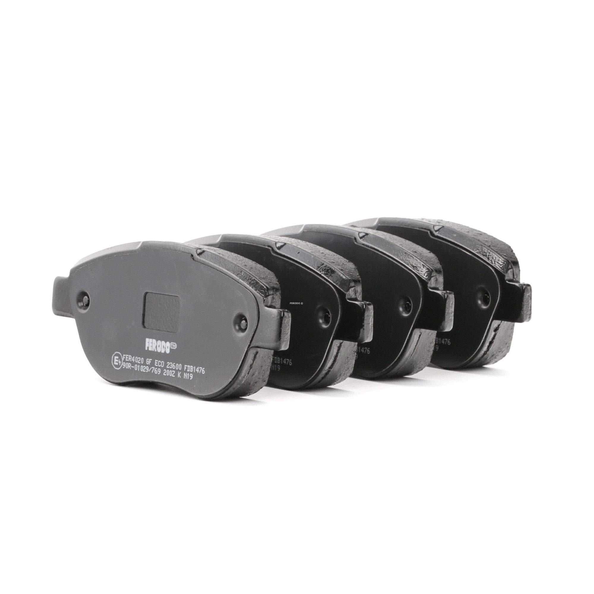 Ferodo FDB1476 Brake Pad Set, disc brake - (set of 4)