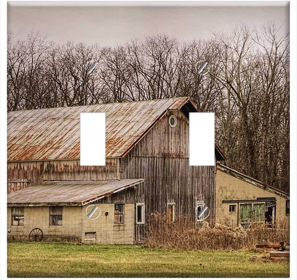 Switch Plate Double Toggle Barn Rustic Barns Ohio Digital Art
