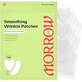 Morrow Wrinkle Patches Peptide Face Tape Overnight Smile Lines 66 Count | Peptide-Infused, Smooths Fine Lines, For Crows Feet, Elevens and Smile Lines, Overnight Use, 66 Count
