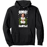 Elf OMG Santa Buddy the Elf Funny Christmas Pullover Hoodie