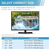 LAMA 21-22" Universal Anti Blue Light Computer Screen Protector Filter Eye view 2