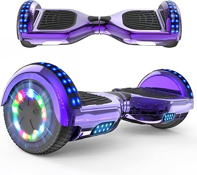 RCB 6.5 inch Hoverboards Bluetooth Speaker LED Lights Kids Adults