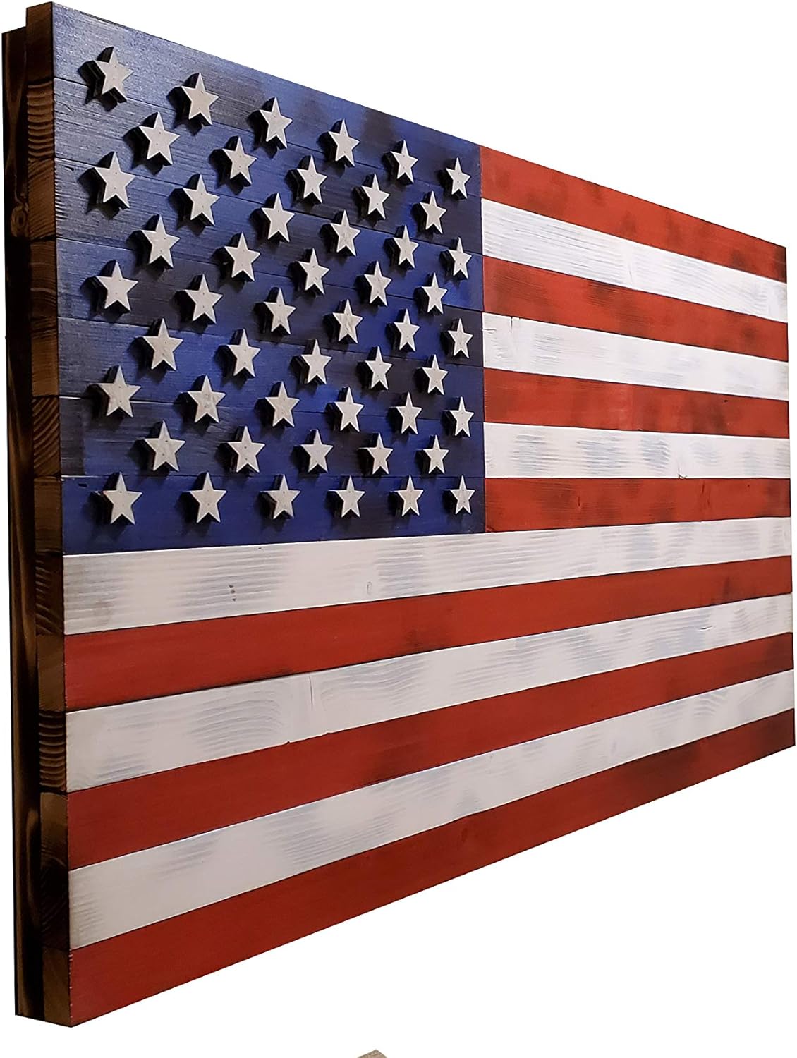 Amazon Com Subvet Customs Wooden American Flag Wall Decor With