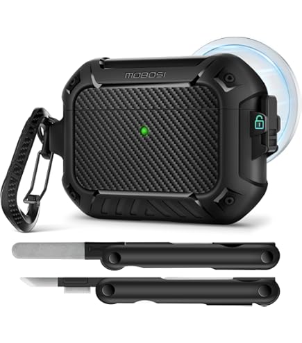 Amazon.com: MOBOSI for AirPods Pro 2 Case with Lock, Compatible