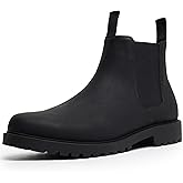 CGRRBW Mens Slip On Chelsea Boots, Work Hiking Ankle Booties For Men Comfortable and Lightweight