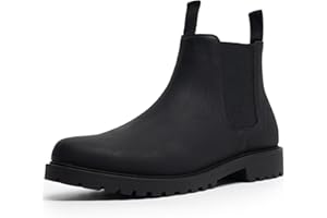 CGRRBW Mens Slip On Chelsea Boots, Work Hiking Ankle Booties For Men Comfortable and Lightweight