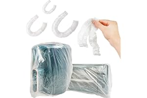 JuGeoZhi 30PCS Thickened Clear Kitchen Appliance Covers Upgraded Disposable Furniture Dust Cover with Elastic for Small Appliance, Oven, Pressure Cooker, Blender, Toaster, Air Fryer(S, M, L)