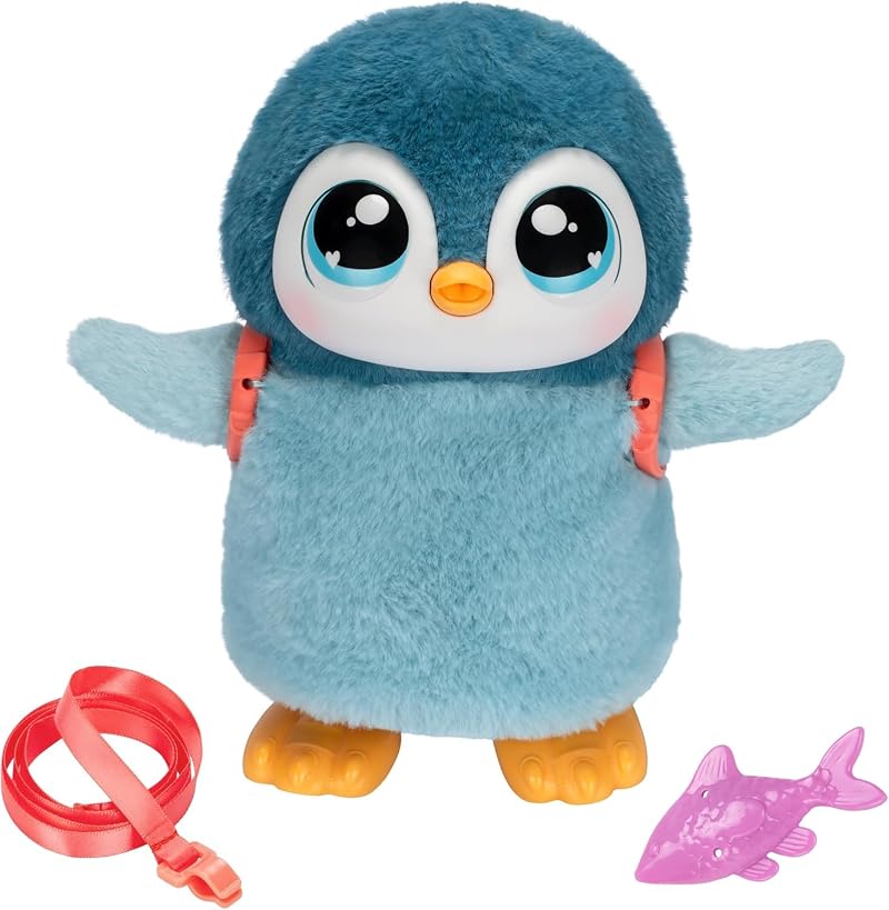 Little Live Pets My Walking Penguin Waddles Interactive Toy 25+ Sounds Walks