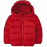 The Children's Place Baby and Toddler Boys' Medium Weight Wind-Resistant, Water-Resistant Puffer Jacket