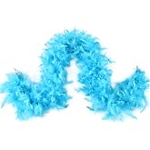MAOFENG Turkey Feather Boa 1.64 Yards 30g for Halloween Party Costume Decoration