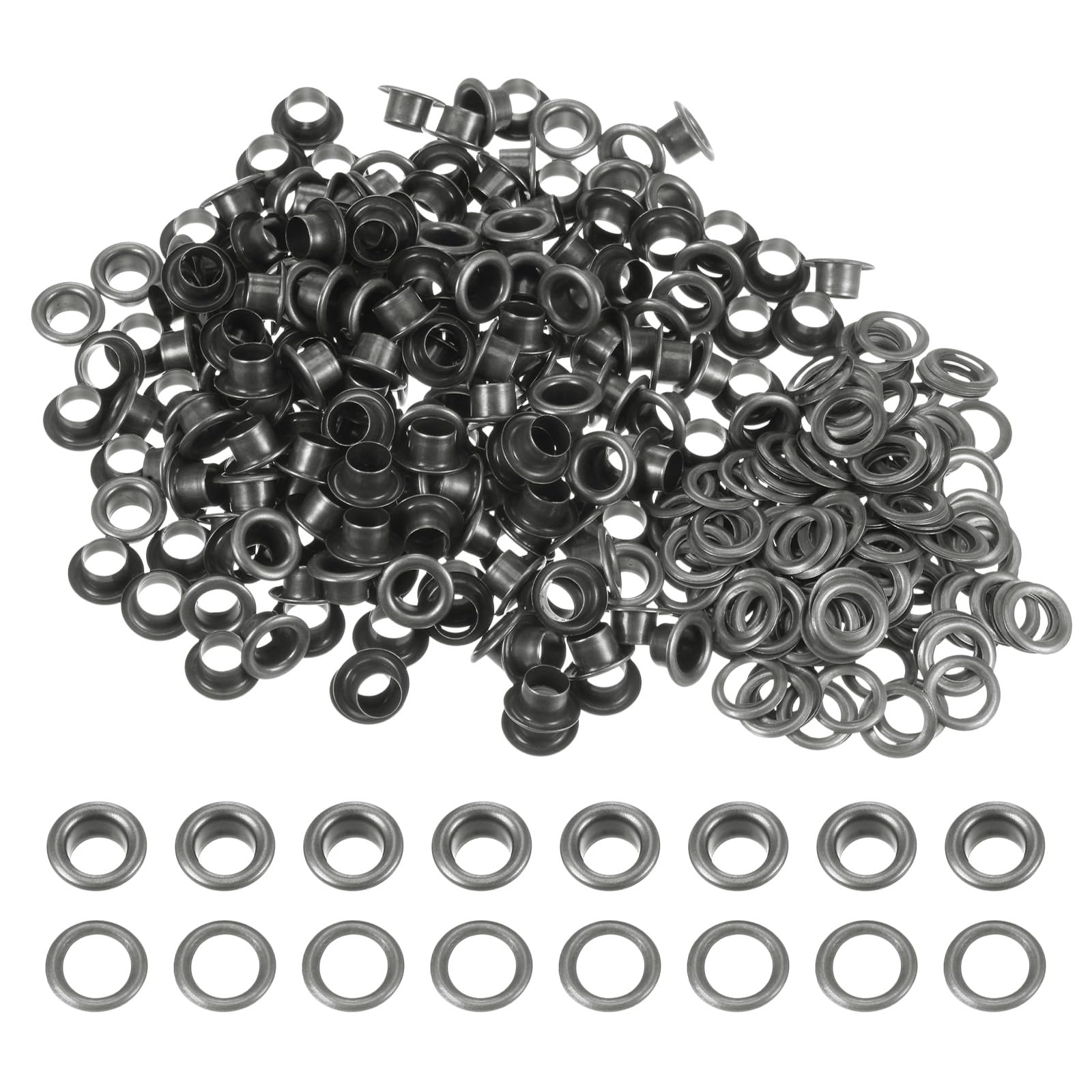 HARFINGTON 200 Set Color Round Grommets 6mm