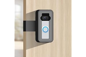 KIDJOYO Anti-Theft Video Doorbell Mount - No-Drill Solution for Apartment Doors, Ideal for Renters and Home Offices, Compatible with Most Video Doorbells