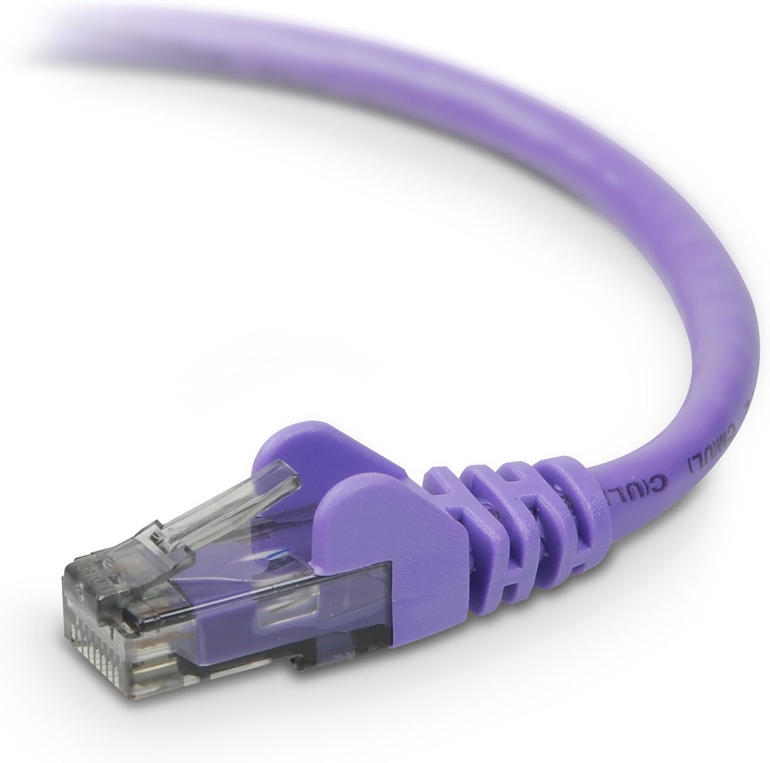 Belkin High Performance CAT6 Cable 25 ft Purple 7.5 m Purple networking