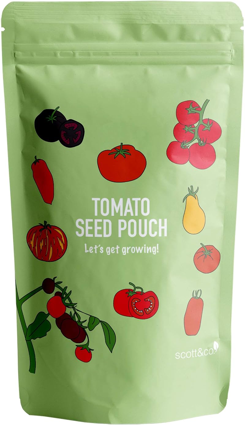 Scott&Co Tomato Seed Starter Kit 10 Varieties Indoor Outdoor Garden Gift