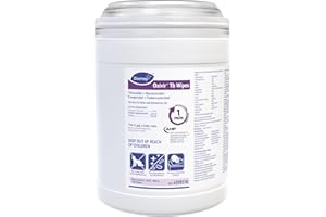 Oxivir Diversey Tb 4599516 Ready-to-Use Disinfectant Cleaning Wipes, Accelerated Hydrogen Peroxide, Unscented, Standard 6x7-Inch Sheets, 160-Wipes, 1-Canister