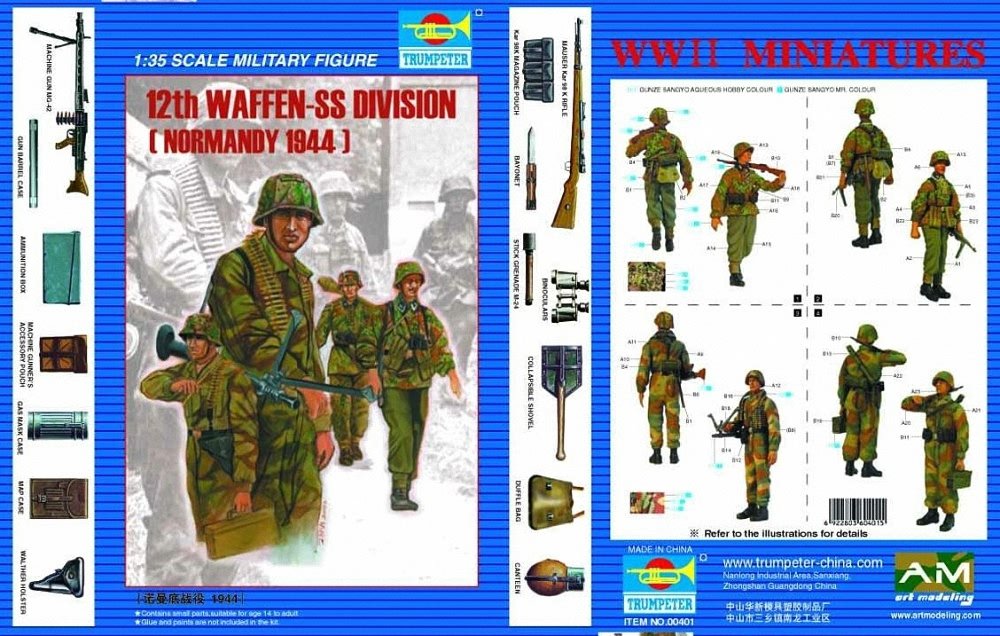 Trumpeter 1:35 - Figures 12th Panzer Division Normandy 1944