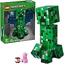 LEGO Minecraft The Creeper Kids Building Toy - Minecraft Toy for Boys & Girls, Ages 10+ - Room Decor for Gamers -W/ 1st Versi