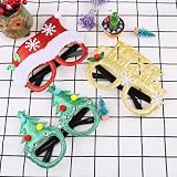 DERAYEE 6pk Christmas Glitter Party Glasses Novelty Xmas Eyeglasses Fancy Dress view 7
