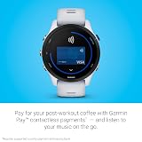 Garmin Forerunner 255 Music GPS Running Smartwatch White Long Battery view 5