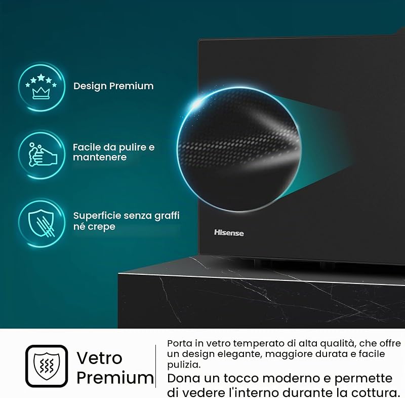 Forno a Microonde H23MOBP2H4 23l 800w Nero