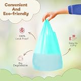 Bambi Baby 300pc Biodegradable Nappy Bags Eco Friendly Compostable view 5
