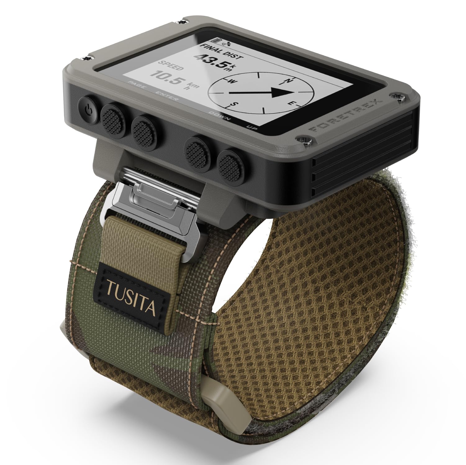 Photo 1 of TUSITA Wrist Straps Compatible with Garmin Foretrex 601 701 801 901 Wrist-Mounted GPS - Multicam