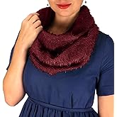 Peach Couture Modish Faux Fur Warm Cozy Winter Infinity Loop Cowl Scarves