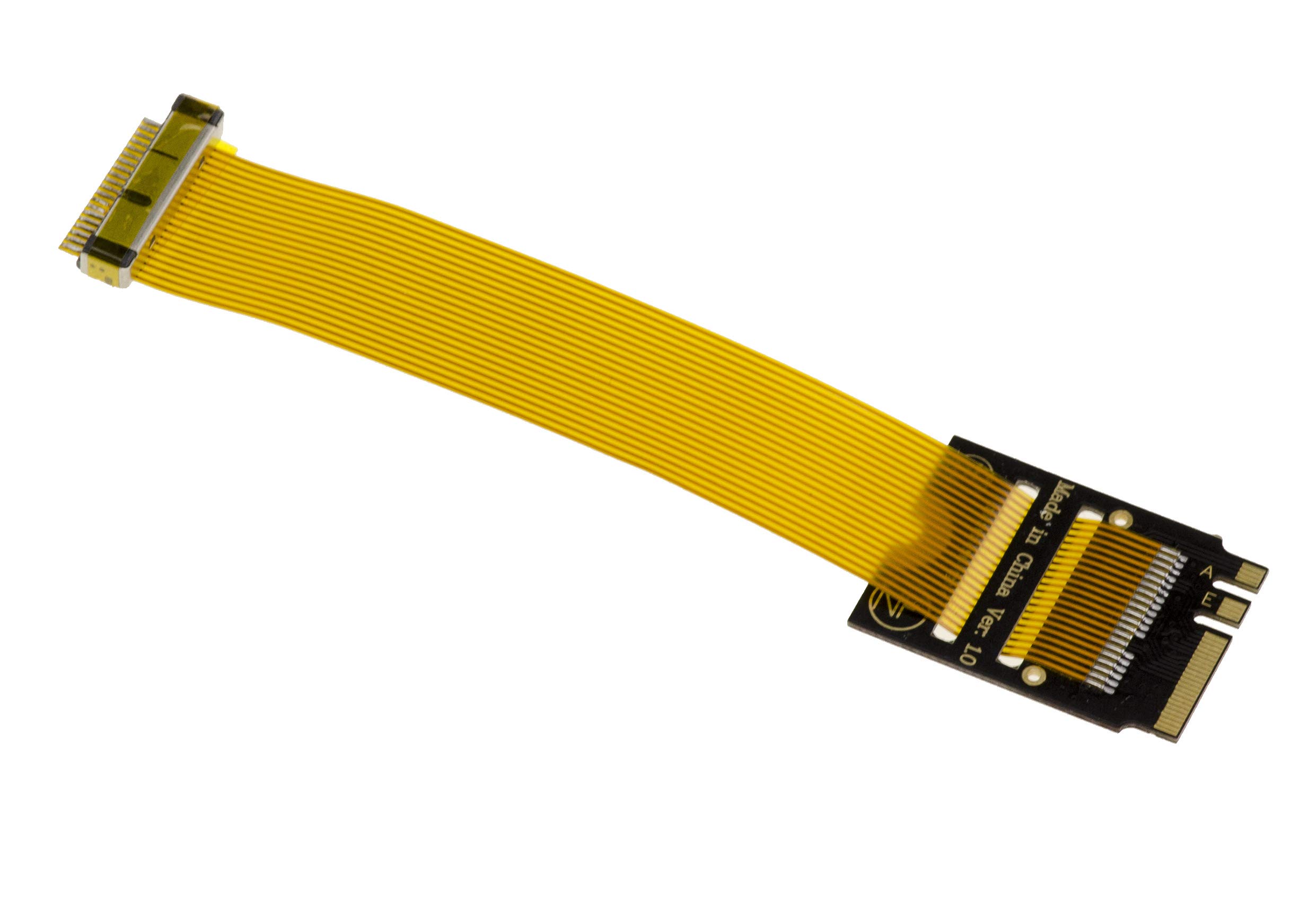 KALEA-INFORMATIQUE Adapter BCM94331CSAX BCM94360CS2 to M2 E A Key for Bluetooth WIFI card with flexible cable 65mm