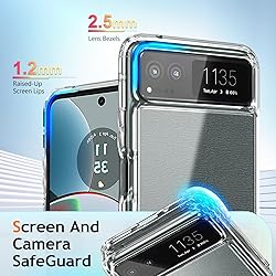 YZB Magnetic for Motorola Razr-2023 Case, Crystal
