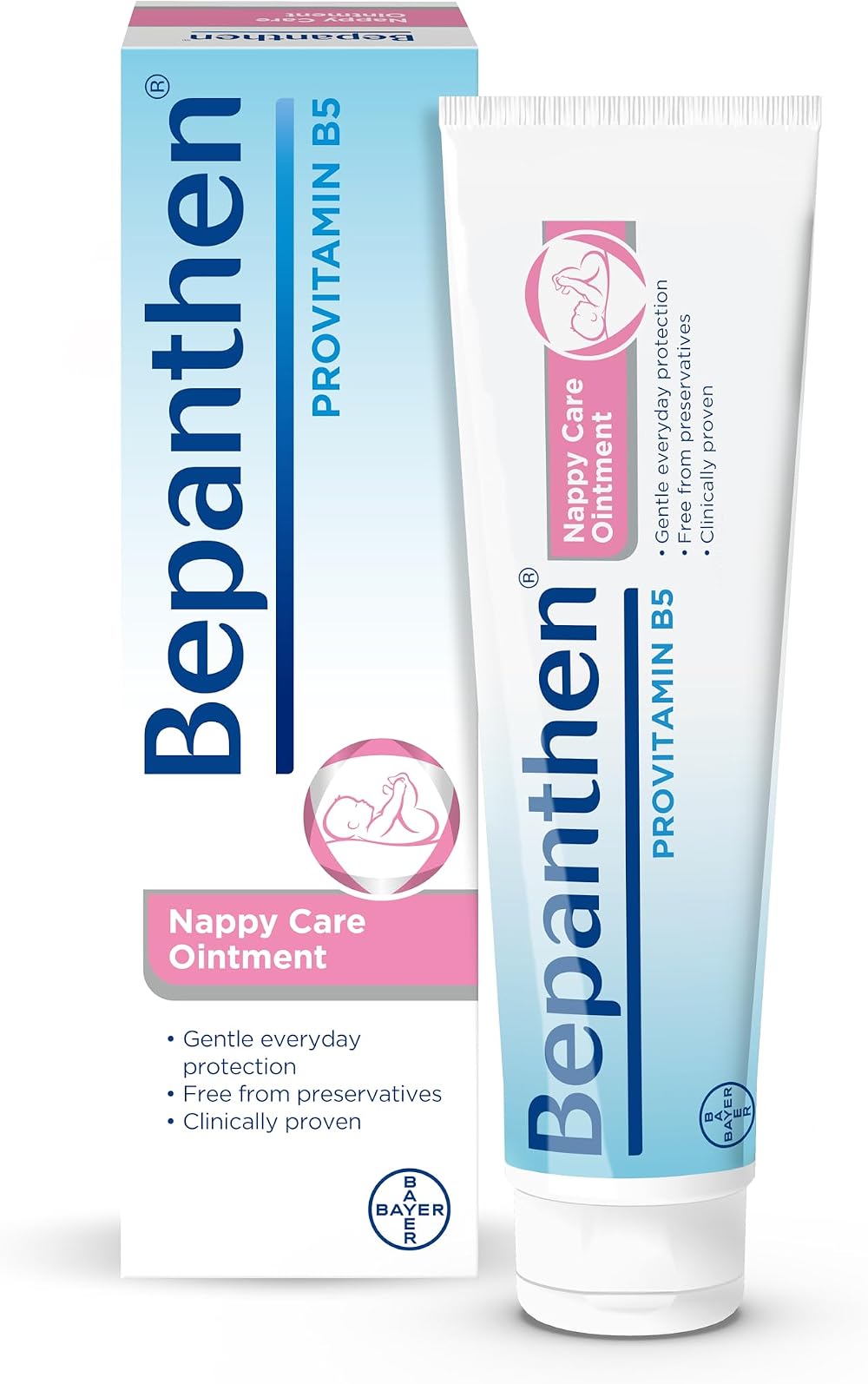 Bepanthen Nappy Care Ointment 100 g Provitamin B5 for Newborns Packing May Vary