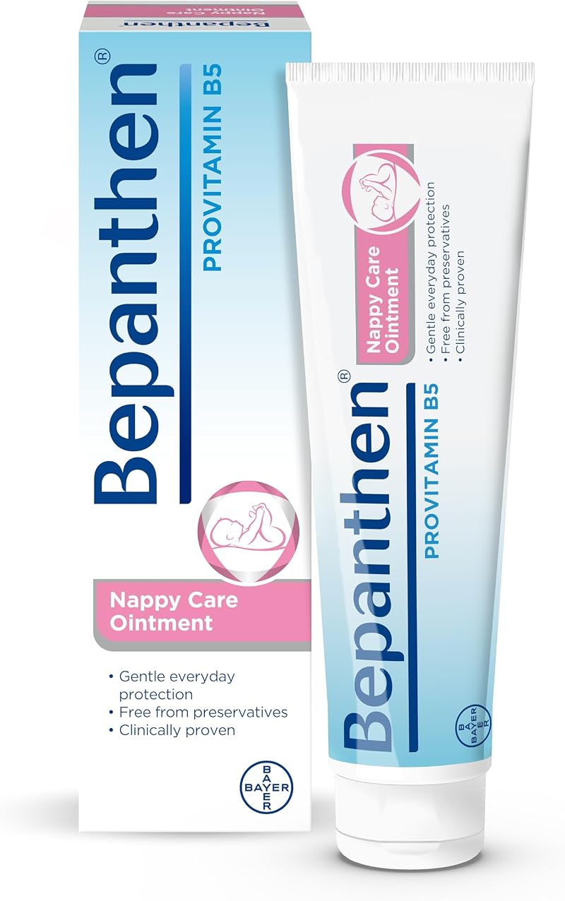 Bepanthen Nappy Care Ointment 100 g Provitamin B5 for Newborns Packing May Vary