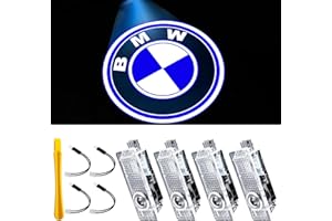 YANF 4Pcs Car Door Lights Compatible with Partial 3/4/5/6/7/X/Z/M/GT Series, Except G02/05/06/07/20/21/22/23/26/80/82/83, E39/46/53, etc