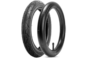 YEYOUC Front 12.5×1.75x2.25 Tires and Inner Tubes, 12 1/2x1.75x2 1/4 Tire Tubes Fit for BOB 3-Wheeler Gear Jogging Troller Models-Single and Double Stroller Including Revolution SE/Pro/Flex/SU/Ironman(1Set)