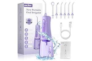 SEJOY Water Flossers for Teeth, Cordless Water Dental for Teeth Cleaning, Water Flossers for Teeth Portable Oral Irrigator, USB Rechargeable for Home Travel Office