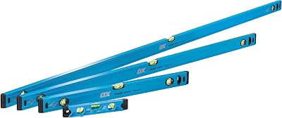 OX Tools Spirit Level Premium Trade 3 Vials 0.5 mm/m 600/1200/1800/230mm