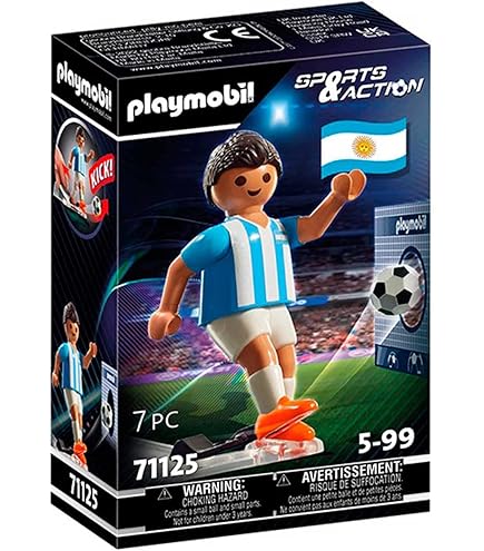 Amazon.com: Playmobil - Soccer Player with Goal : Toys & Games