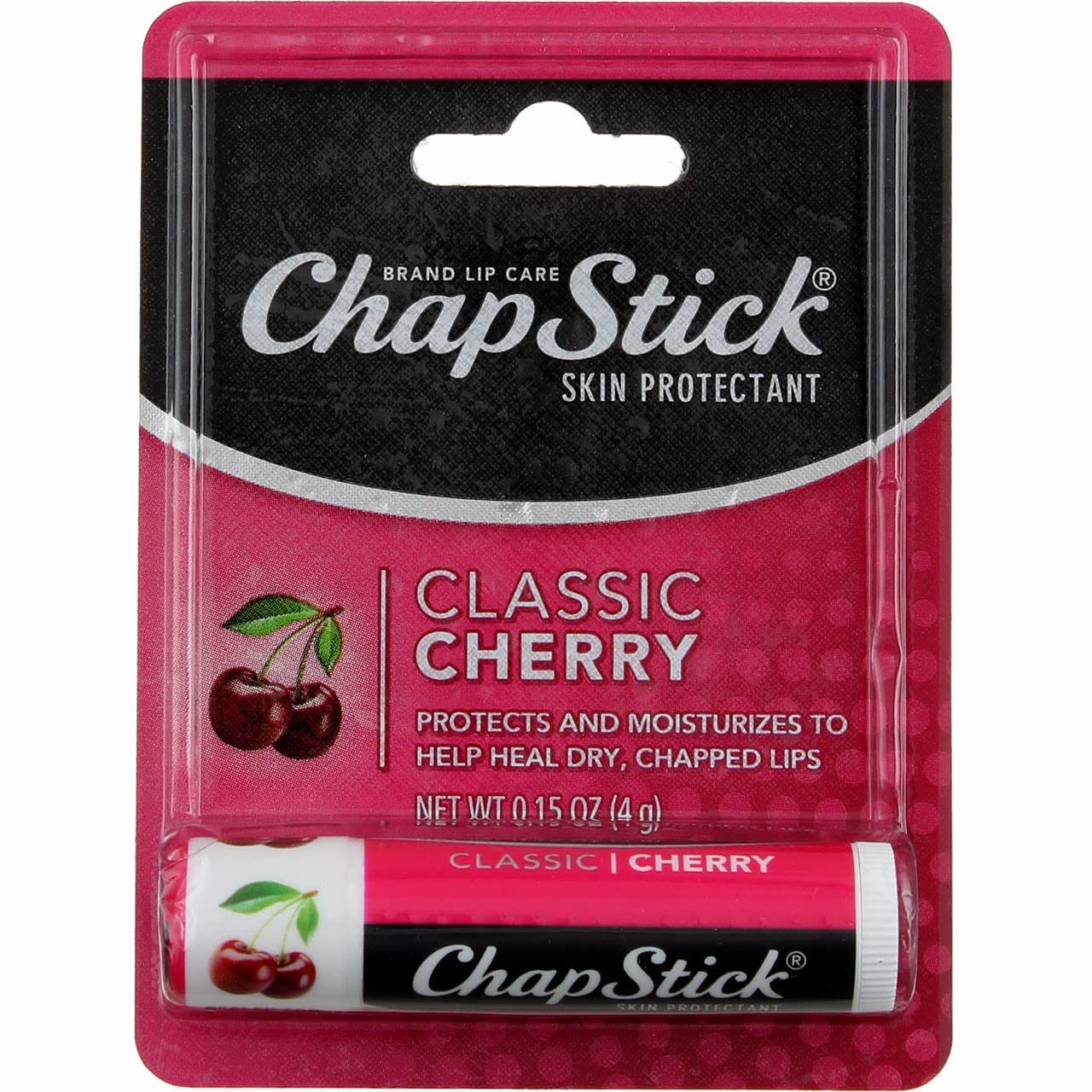 Photo 1 of 0.15 Oz Cherry Flavor Skin Protectant Flavored Lip Balm Tube (Pack of 2)