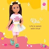 Glitter Girls Kika 14 Inch Fashion Doll Brown Hair Blue Eyes with Ice Cream view 2