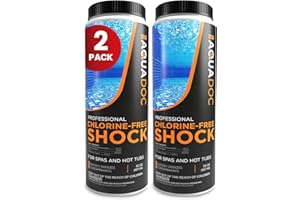 MAV AQUADOC Aquadoc Non-Chlorine Spa Shock for Hot Tub - 32oz (2 Pack) - Chlorine Free Treatment & Enhanced Shock to Assist Bromine - Made in USA