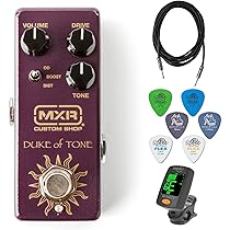 Amazon.com: MXR CSP039 Duke of Tone Overdrive Bundle with 