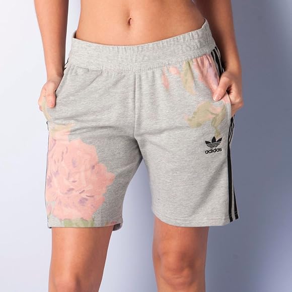 pastel rose adidas shorts