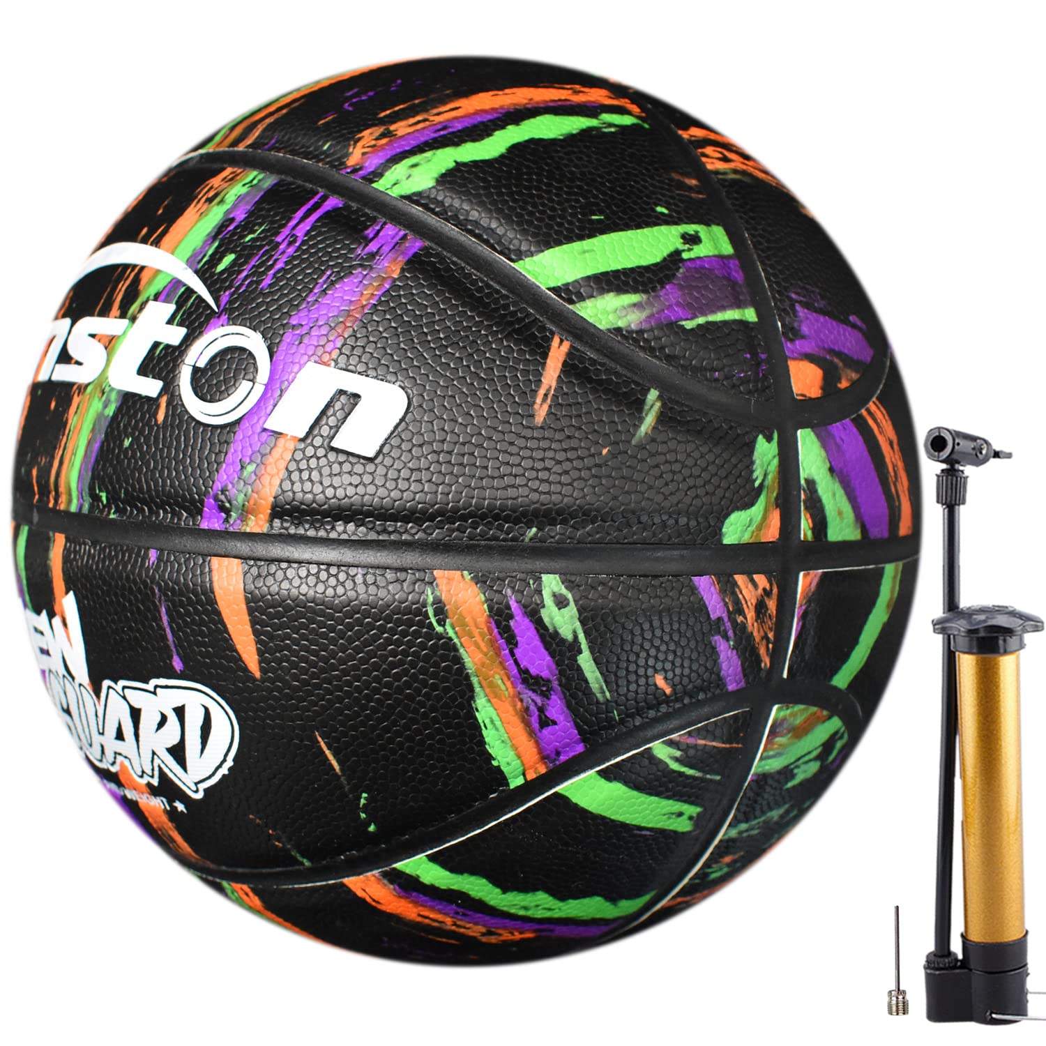 Senston X-Crossing Basketball Size 7 Indoor/Outdoor Basketball for Beginners and Adults with Pump