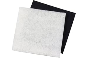 Pondmaster Danner 12202 Carbon and Coarse Pad Replacement Filter, Black, 12"x 12"