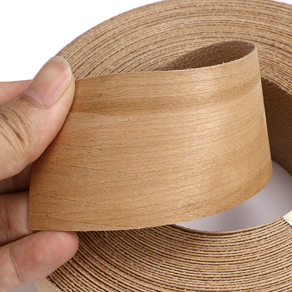 Skelang Cherry 2" X 50' Roll Wood Veneer Edge Banding Preglued Ironon