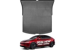 KUNIST Trunk Mat for Tesla Model Y Juniper 2026,All Weather Heavy Duty Floor Mats Waterproof Rear Cargo Liner Custom Fit for Tesla New Model Y 2025-2026 Accessories