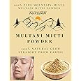 TANOSHII Mountain-Mined Multani Mitti Powder, 100% Natural Clay Face Mask, Pure Mineral Powder