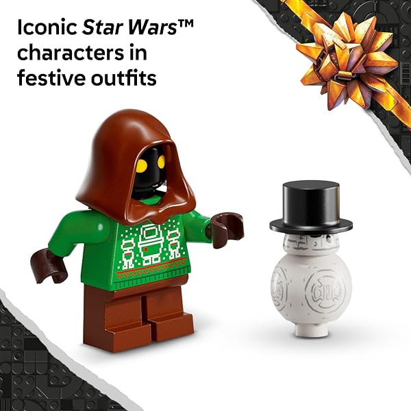 LEGO STAR WARS ADVENT CALENDAR 2025 KIDS TOY – HOLIDAY COUNTDOWN PLAYSET WITH 24 TOYS FOR BOYS & GIRLS, AGES 6+ – INCLUDES C-3PO & BB-8 FIGURES – STAR WARS GIFT IDEA FOR CHRISTMAS – 75418